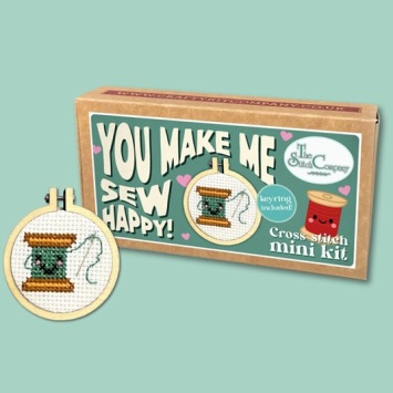 Borduurpakket Matchbox 'You Make Me Sew Happy!' CKC-MB-211