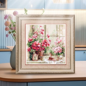 Borduurpakkket Morning in Rosy Tones