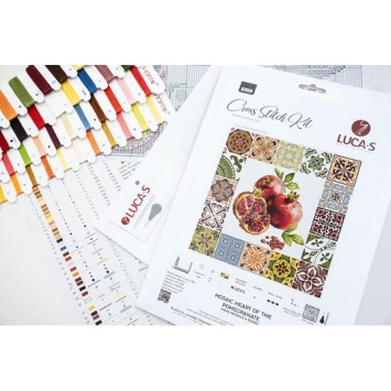 Borduurpakket Mosaic Heart of the Pomegranate