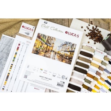 Borduurpakket Night Time Café