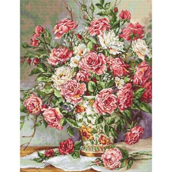 Borduurpakkket Luca-S Posies for the Princess LS-B603