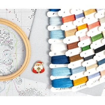 Borduurpakket Santa's Secret Shop