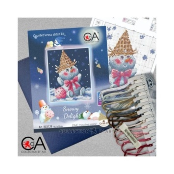 Borduurpakkket Snowy Delight
