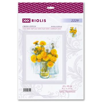 Borduurpakkket Sunny Dandelions