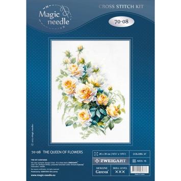 Borduurpakkket The Queen of Flowers 