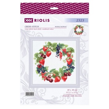 Borduurpakket Wreath with Berries