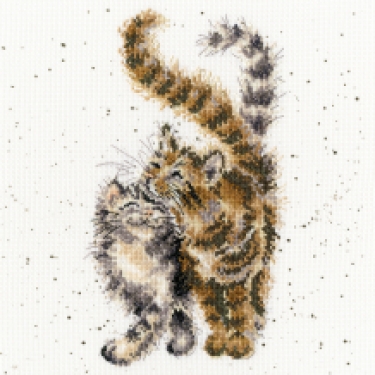 Kit de broderie Hannah Dale-Feline Good