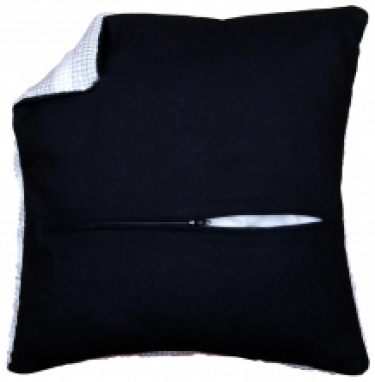 Dos de Coussin avec Fermeture vervaco noir