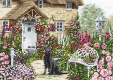 Kit de broderie The Cottage Garden