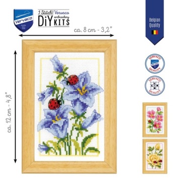 Miniatuur kit Bloemen en Lieveheersbeest