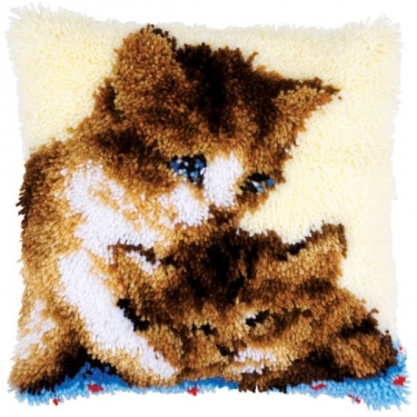 Coussin Deux Chats