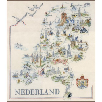 Lanarte-PN-0175289-borduurpakket-map-van-Nederland