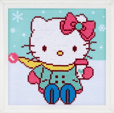 Diamond Painting Hello Kitty sur la Neige