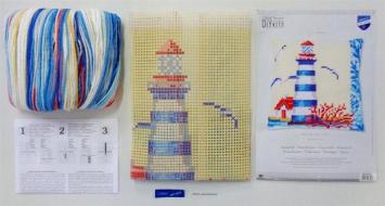 Kruissteekkussen Vuurtoren II
