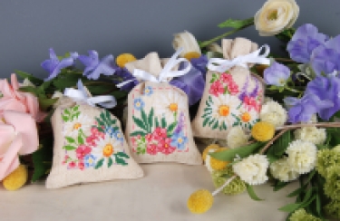 Sachet senteur 3 p. Fleurs de Printemps II