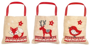 Cadeauzakjes Vervaco 'Kerstdiertjes' PN-0196915