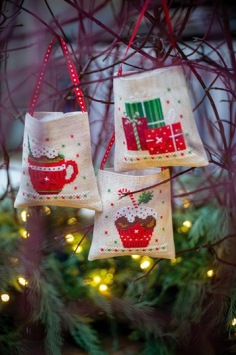 Cadeauzakjes Kerstmotiefjes