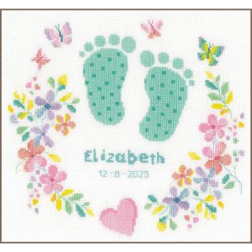 Kit de broderie Pieds de Bébé