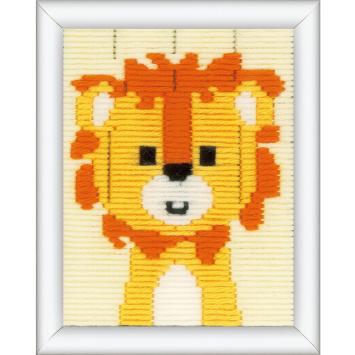 Kit de Broderie point lancé Lion