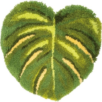 Knooptapijt Vervaco Monstera Blad PN-0201698