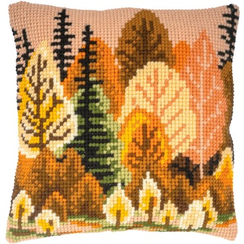 Kruissteekkussen Vervaco Herfstbos PN-0202267