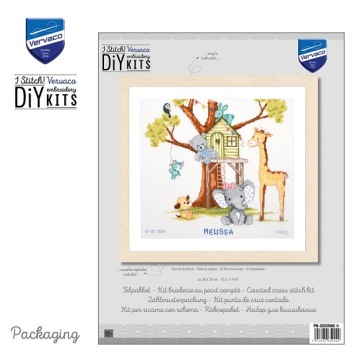 Borduurpakket Aan de Boomhut