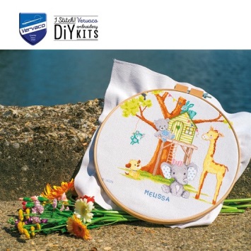 Borduurpakket Aan de Boomhut