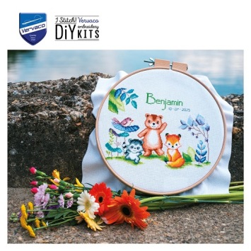 Borduurpakket Diertjes