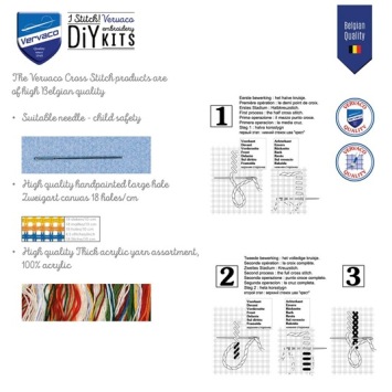 Kruissteekkussen Hond