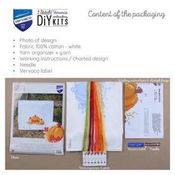 Borduurpakket Handdoek Herfst