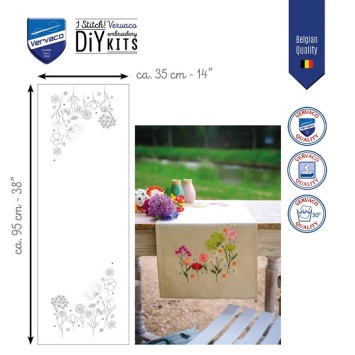 Tafelloper Wilde Bloemen