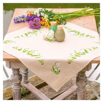 Tafelkleedje Vervaco 'Lilly of the Valley' PN-0222836