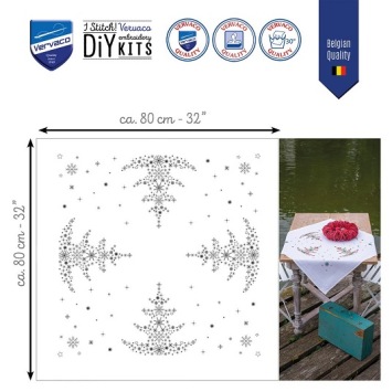 Tafelkleedje Kerstboom met Versiering