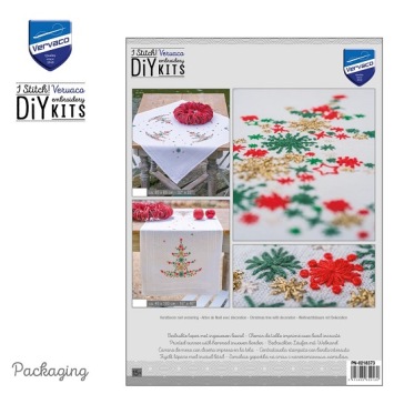 Tafelkleedje Kerstboom met Versiering