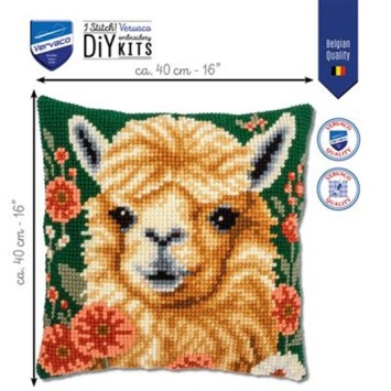 Kruissteekkussen Alpaca