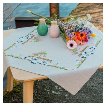 Tafelkleedje Vervaco 'Schaapjes in de Wei' PN-0231705