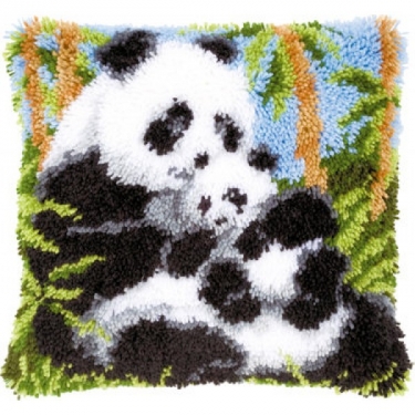 Coussin Ours Panda avec bébé