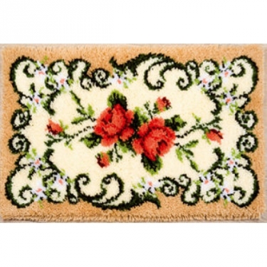 Tapis avec roses