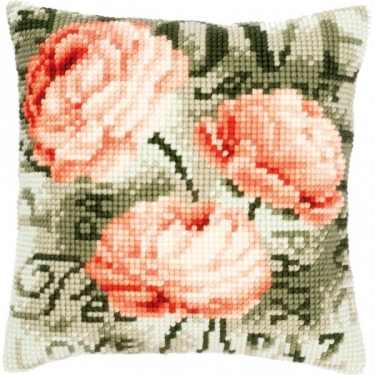 Coussin Pivoines Love