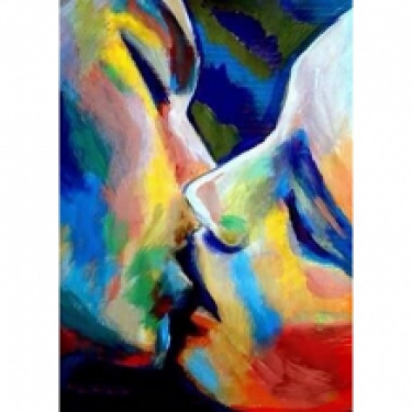 Diamond Painting Couple s'embrassant